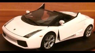 LSD Lambo Doors Flügeltüren am Lamborghini Gallardo Spyder Weiß Modellauto 1:18