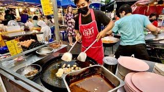 [4K] Chiang Mai Street Food Tour - Chang Phuak Food Market - Thailand