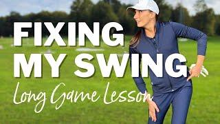 How I'm Getting My In To Out Swing Back (Live Lesson With My Golf Coach)