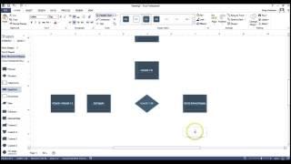 Create a flowchart using Visio