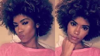 Twist Out to Afro How to