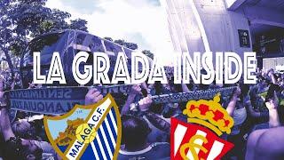 La grada inside | 4k | MÁLAGA VS SPORTING DE GIJÓN | 2021/2022