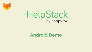 HelpStack - Android Demo