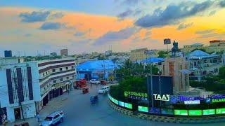 AERIAL VEIW OF MOGADISHU-SOMALIA. HD clip