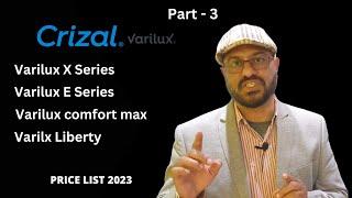Crizal Varilux Progressive lenses | Price list 2023