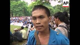 INDONESIA: JAKARTA: STUDENTS STAGE ANTI GOVERNMENT PROTEST