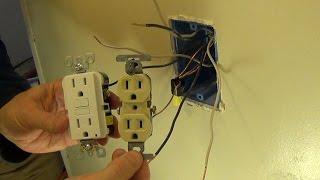 How to Install a Ground Fault Circuit Interrupter (GFCI) Outlet Plug