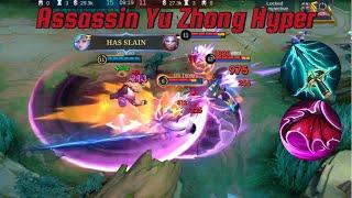 Yu Zhong Hyper with Sky Piercer and Assassin Emblem #mobilelegends #yuzhong #mlbb