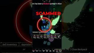 SCAMMED KRAKEN in Fisch Roblox!!! Atlantis Update Fisch #shorts #Roblox #robloxfisch