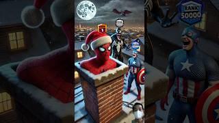 Christmas gift| who is best? Spiderman vs Venom vs Captain America #shorts #spiderman #venom2