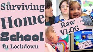 HOMESCHOOL CHATTY RAW VLOG | LOCKDOWN ROUTINE & TIPS | NIGHT ZOOKEEPER | AD | MUMMY OF FOUR UK