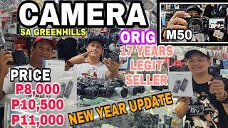 PRESYO ng mga CAMERA NGAYONG NEW YEAR sa GREENHILLS,SONY CANON FUJIFILM INSTA 360 GOpro Dji osmo