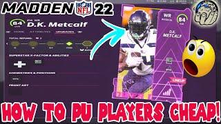 HOW TO POWERUP YOUR PLAYERS CHEAP & EFFECTIVE IN MADDEN 22 ULTIMATE TEAM!