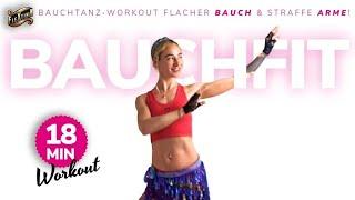 Sport für flachen Bauch & straffe Haut  18 Min. Bauchtanz-Workout feminine Figur & straffe Arme!