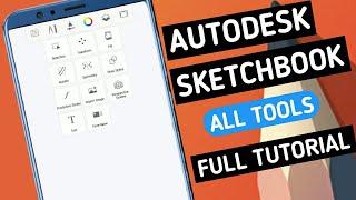 Autodesk sketchbook full tutorial-All tools demo #sketchbooktutorial #techmentos