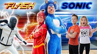 Sonic the Hedgehog vs Flash ️ Aventuras mágicas de super-heróis | Ninja Kidz TV Português