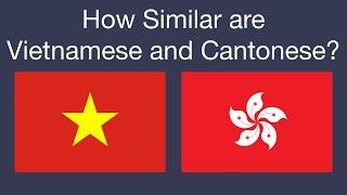 How Similar are Vietnamese and Cantonese?