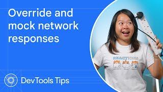 Override and mock network responses #DevToolsTips