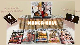 Manga Unboxing| Attack on Titan Haul | Kinokuniya Edition Vol. 34 + Shikishi Board