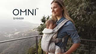 Ergobaby Omni Breeze Bärsele |  Omni™ Breeze tar luftcirkulation till en ny nivå