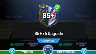 85+ x5 Upgrade SBC Pack Opened! - Cheap Solution & Tips - FC 24