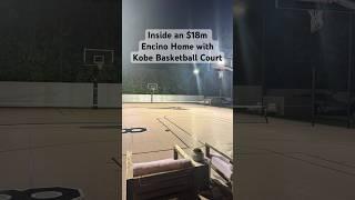 $18m Encino luxury home with Kobe inspired court!  #shorts #luxuryhomes #california