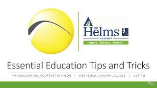 Essential Educations Tips and Tricks for Helms Academy Students