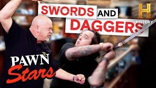 Unbelievably Sharp Deals for Swords and Daggers | Pawn Stars