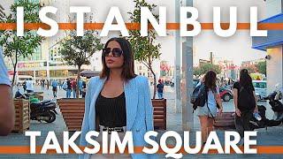 ISTANBUL TURKEY 2022 TAKSIM SQUARE WALKING TOUR | 4K ULTRA HD 60FPS