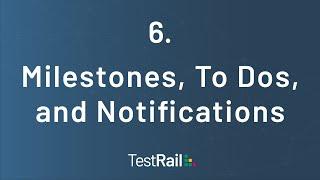 TestRail’s Milestones, To Dos, and Notifications