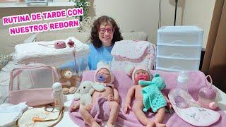 VLOG/Rutina de tarde organizando todo lo  necesario para mis bebés reborn