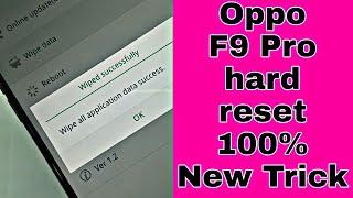 Oppo F9Pro hard reset password reset pattern unlock without pc