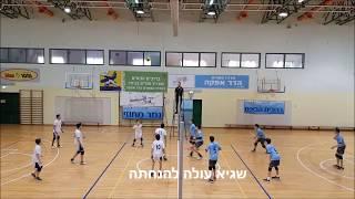 משחק הגמר מחוז מרכז כיתות ט כדורעף 2018