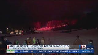 Timberline Resort rings in 2025 with annual torch parade