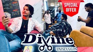 New Divine Unisex Salon Vlog ,Unbelievable Offers 🫣