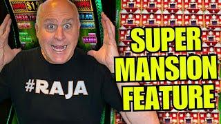 DID THE IMPOSSIBLE!!!  FULL SCREEN SUPER MANSION JACKPOT!