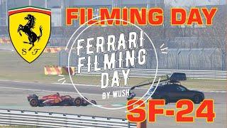 SF24 F1 Filming Day Ferrari 2024 Fiorano Circuit / Charles Leclerc & Carlo Sainz