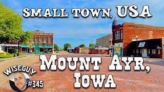 Mount Ayr, Iowa ||| Population 1,623 ||| small town, USA