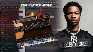 How To Make Realistic Guitar Melodies (Cubeatz, Rody Rich, Polo G) | FL Studio 21 Tutorial