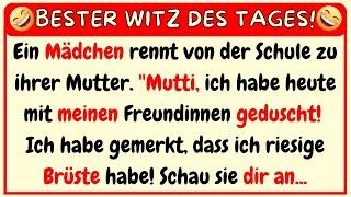  BESTER WITZ DES TAGES! Ein Mädchen eilt nach Hause, nachdem sie mit ihren Freundinnen geduscht hat