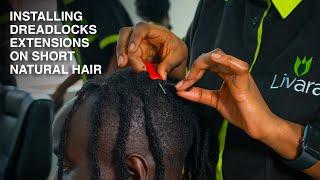 How to INSTALL DREADLOCKS on SHORT HAIR | Dreads For Beginners | Dreadlock Hair | Healthy Hair