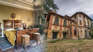 Surreal Abandoned Mansion of Italian Bankers ~ Fraud Ruined Their Legacy!