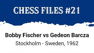 Amazing Ending to the Match! Bobby Fischer vs Gedeon Barcza • Stockholm - Sweden, 1962