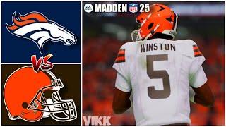 Browns vs Broncos Week 13 Simulation (Madden 25 PS5)