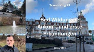 Bad Wildungen: Ankunft und erste Erkundungen - Januar 2024 - Travel-Vlog #1