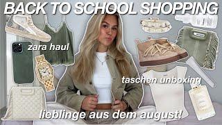 BACK TO SCHOOL SHOPPING ️ what i bought in august, meine lieblinge / stockholm style 