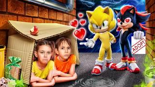 Моя трансформация в SHADOW SONIC и SUPER SONIC: От Нерда до популярного Соника!