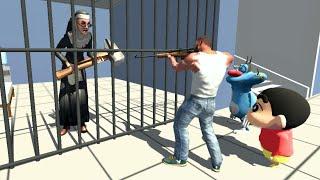 Evil Nun in Jail in Indian Bikes Driving 3d