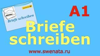 A1 #briefschreiben Briefschreiben Test Deutsch