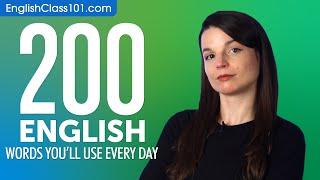 200 English Words You'll Use Every Day - Basic Vocabulary #60